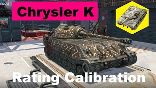 Rating Calibration in Chrysler K - Hunt for Free T49 Fearless! - Live Stream!  World of Tanks Blitz