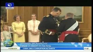 The World Today: Felipe VI Officially Sworn In As King Of Spain