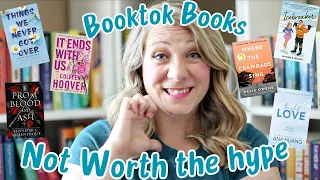 Booktok books that are NOT WORTH the hype
