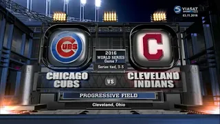2016 World Series - Game 7 - Cubs at Indians - 7pm CDT - MLB International