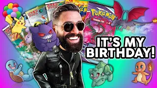 *BIRTHDAY* Pokémon Cards Opening Live ✨ My 31st *ANNIVERSARY* Celebrations 🥳