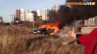 Стас Барецкий сжег свой BMW