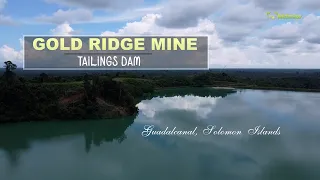 Tailings Dam of Gold Ridge Mine, Guadalcanal, Solomon Islands biggest mining company