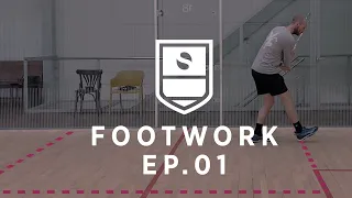 Squash Footwork EP.01 - Backhand back corner