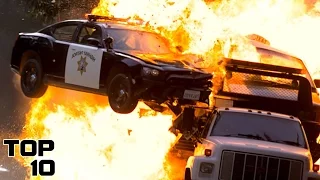 Top 10 Craziest Police Car Chases - Part 2