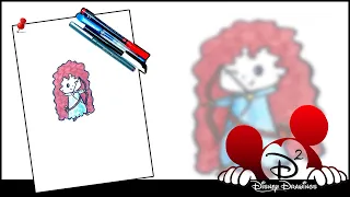 How to Draw Cute Chibi Merida from Brave - Disney Drawings | Drawing Tutorial For Kids