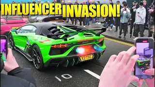 TikTokers & Influencers Fall Over and BLOCK THE ROAD to Film Content!