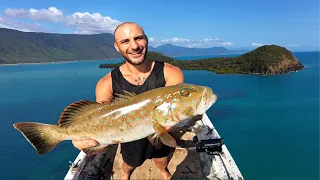 Trolling For Coral Trout, Near The Double Island In North Queensland