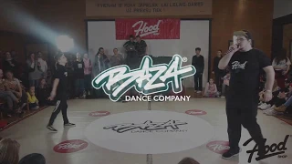 BAZA Dance Battle | HipHop KIDS 1/2 | Maris vs Ieva