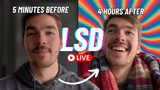 Trying LSD For The First Time - LIVE! (100ug Live Trip Report)