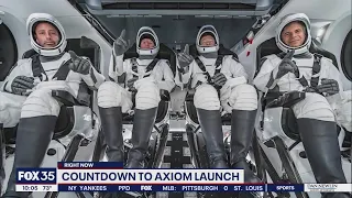 Countdown to Axiom Ax-1 mission launch