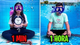 1 MINUTO, 10 MINUTOS OU 1 HORA