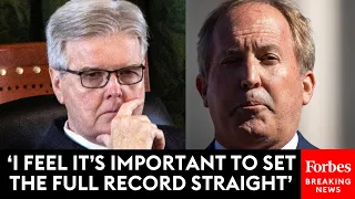 JUST IN: Texas Lt. Gov. Patrick Calls For Audit Of House Impeachment Of Ken Paxton After Acquittal