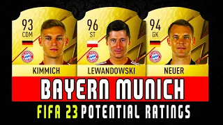 FIFA 23 POTENIAL BAYERN MUNICH RATINGS!