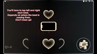 How to do the heartbeat minigame on Roblox Doors mobile.