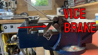 Making a vice brake for bending sheet metal