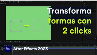 Tutorial básico FORMAS Y TEXTO para principiantes After Effects 2023 -  Tutorial 3