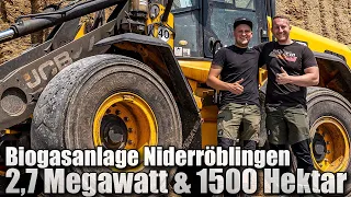 Zu Besuch auf der BIOGASANLAGE Niederröblingen mit 2,7 Megawatt Leistung: 1500 Hektar Mais und GPS