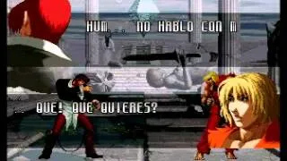 svc chaos snk vs capcom modo arcade con iori yagami