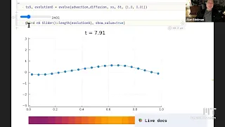 Advection and diffusion: PDEs in 1D | MIT Computational Thinking Spring 2021 | Lecture 23