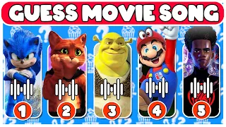 Guess The Movie Song | Super Mario Bros, Sonic, spider Man ,One Piece Netflix, Spider Man
