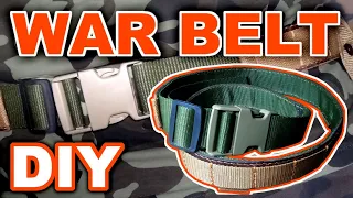 Make War Belt - personal simple version from an old leather army belt