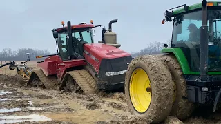 620 HP TRACTOR STUCK!