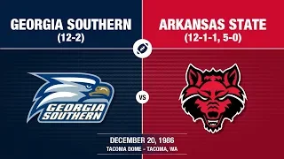 1986 I-AA National Championship - Georgia Southern vs Arkansas State