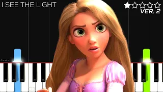 Disney - Tangled - I See The Light | EASY Piano Tutorial