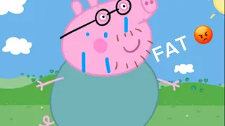 Peppa pig fat shaming Daddy pig compilation 😢😭🥺😂￼