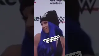 Sasha Banks Want To Be A Mom #shorts #sashabanks