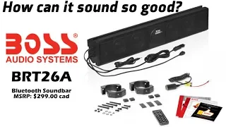 Affordable ATV / UTV Soundbar? Checkout the BRT26A from BOSS audio