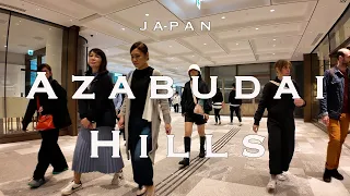 Azabudai Hills 4K Walking Tour (Tokyo Japan) - Tour with Captions & Immersive Sound.麻布台ヒルズ