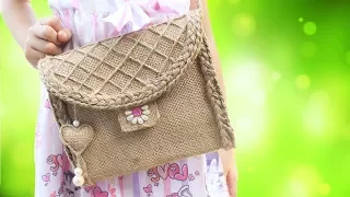 How to make fashion bags for women in simple way from Jute rope