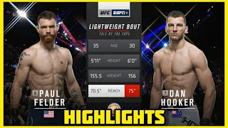 PAUL FELDER VS DAN HOOKER HIGHLIGHTS