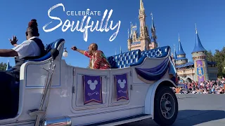 Michael James Scott at Magic Kingdom - Grand Marshal Pre-Parade - Celebrate Soulfully