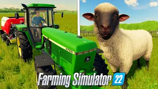 I spent 24 hours on a Flat Map with $ 0 ... 🚜Farming Simulator 2022 🚜6-11 episodes