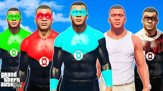 FRANKLIN BECAME RED LANTERN (GTA 5 Mods) #022