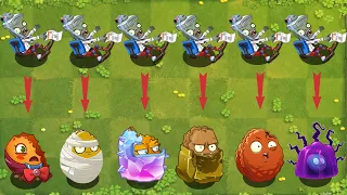 Pvz 2 Challenge - All Plants VS Zcorp Chair Racer Zombie - Which Plant's Best ？