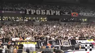 Grobari u Areni 21.374 (navijanje) | Partizan - Real Madrid, 02.01.2014