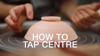 How to Tap Center Pots on the Wheel