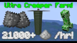 Looting Creeper Farm - 21k Per Hour!!! Build Tutorial Minecraft Java 1.18+