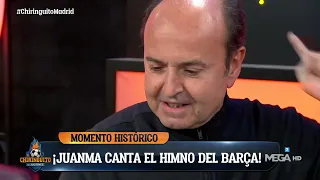 🎶¡¡JUANMA RODRÍGUEZ CANTA el HIMNO del BARÇA!!