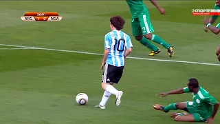 Lionel Messi vs Nigeria (World Cup) 2010 English Commentary HD 1080i