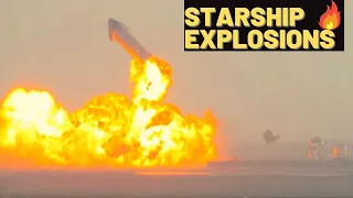 The Evolution of SpaceX Starship (with explosions)