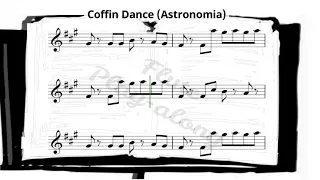 Coffin Dance (Astronomia) | Flute Sheet Music