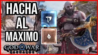 God of War Ragnarok - LLAMA CONGELADA (1,2,3,4,5,6,7,8,9) | MEJORA AL MAXIMO NIVEL EL HACHA LEVIATAN