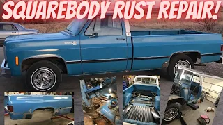 Squarebody Rust Repair! Patch panels galore! Rockers, floors, cab corners, box sides and more!