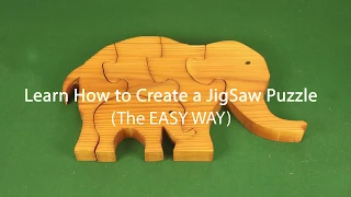 How to Create a Wooden JigSaw Puzzle (The EASY Way)