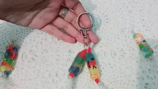 how to make Keychain with orbeez